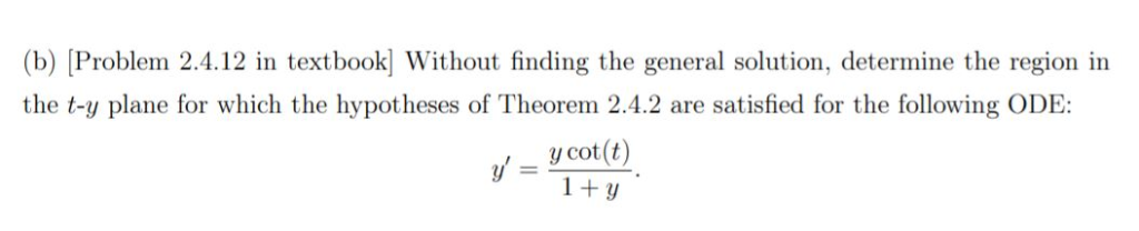 Solved (b) [Problem 2.4.12 In Textbook Without Finding The | Chegg.com