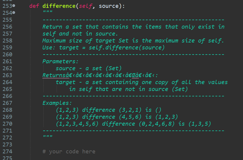 Solved def print_set(self): USE FOR TESTING ONLY Prints the | Chegg.com
