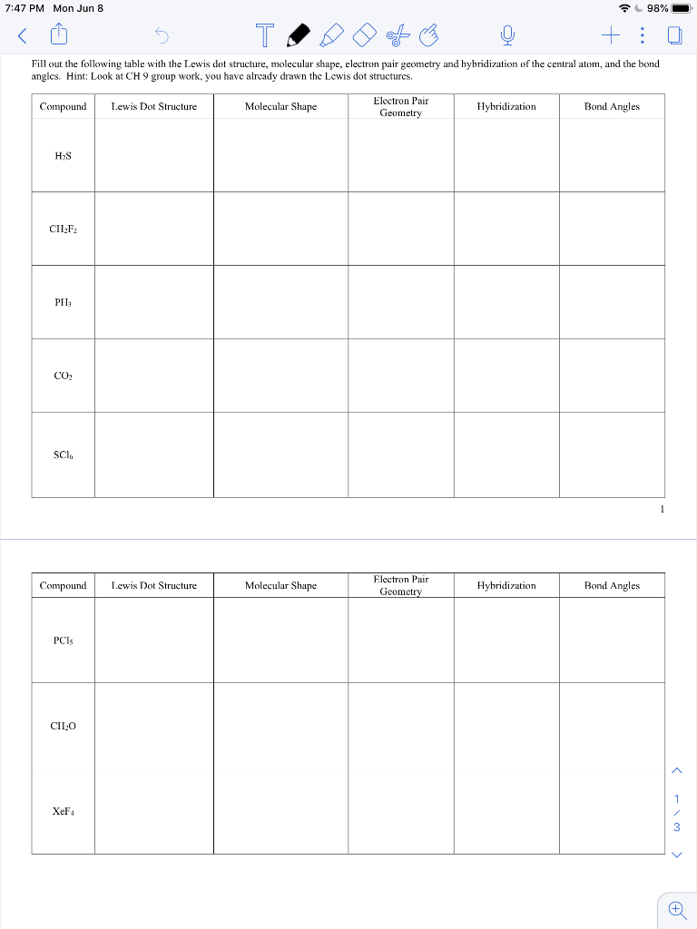 Solved 7:47 Pm Mon Jun 8 98%o + : Fill Out The Following 