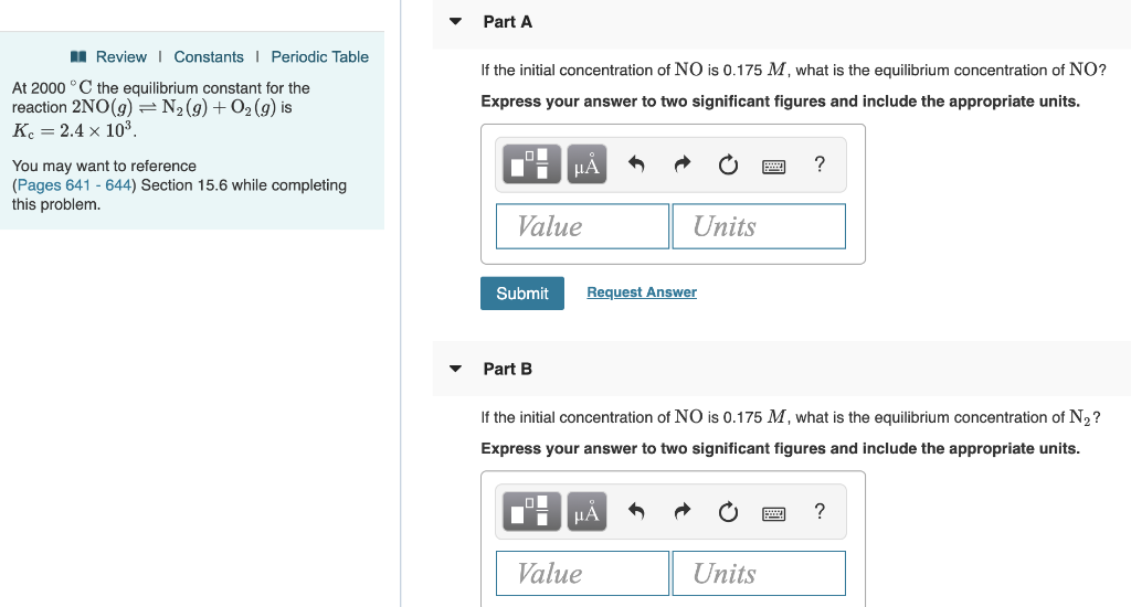 Solved Part A ReviewI Constants Periodic Table If the | Chegg.com