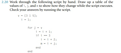 Solved 2.20 Work through the following script by hand. Draw | Chegg.com
