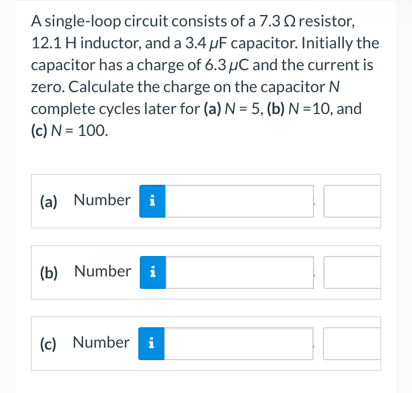 Solved A single-loop circuit consists | Chegg.com