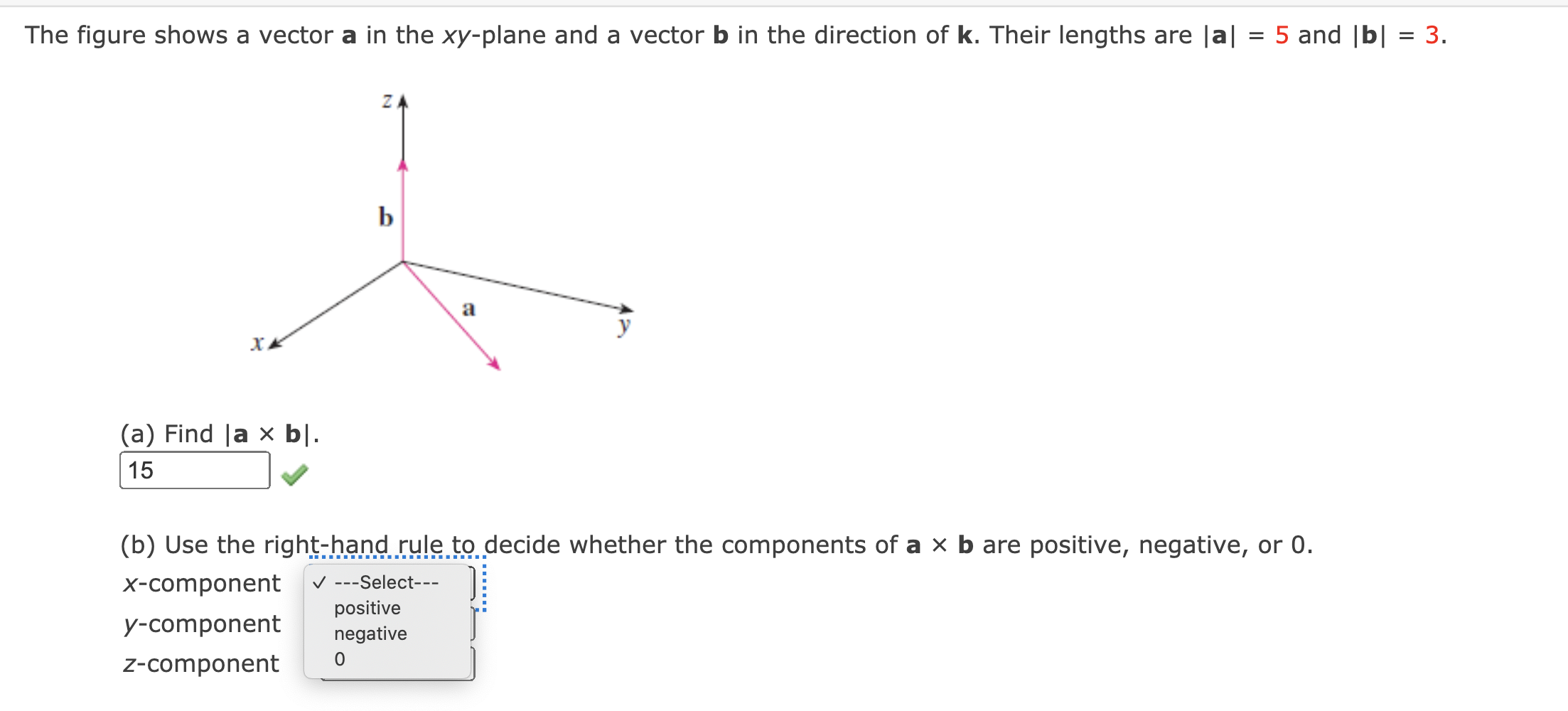 Solved (b) Use The Right-hand Rule To Decide Whether The | Chegg.com