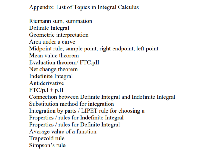 Solved 4. Create Your Own Problems (at least 4 - 6) for the | Chegg.com