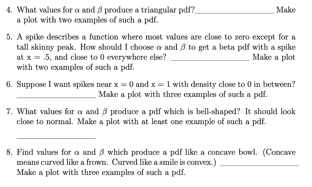 4 What Values For A And Ss Produce A Triangular Pd Chegg Com