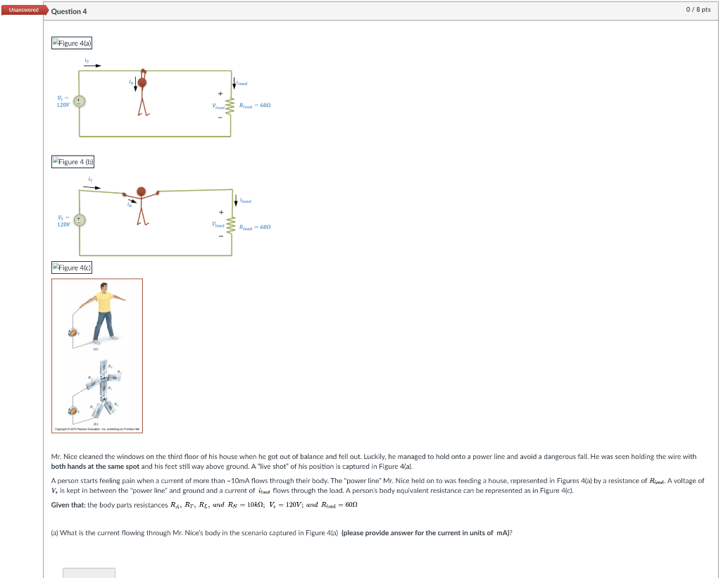 Solved Unanswered Question 4 0/8 pts Figure 41a) 120 R-600 | Chegg.com