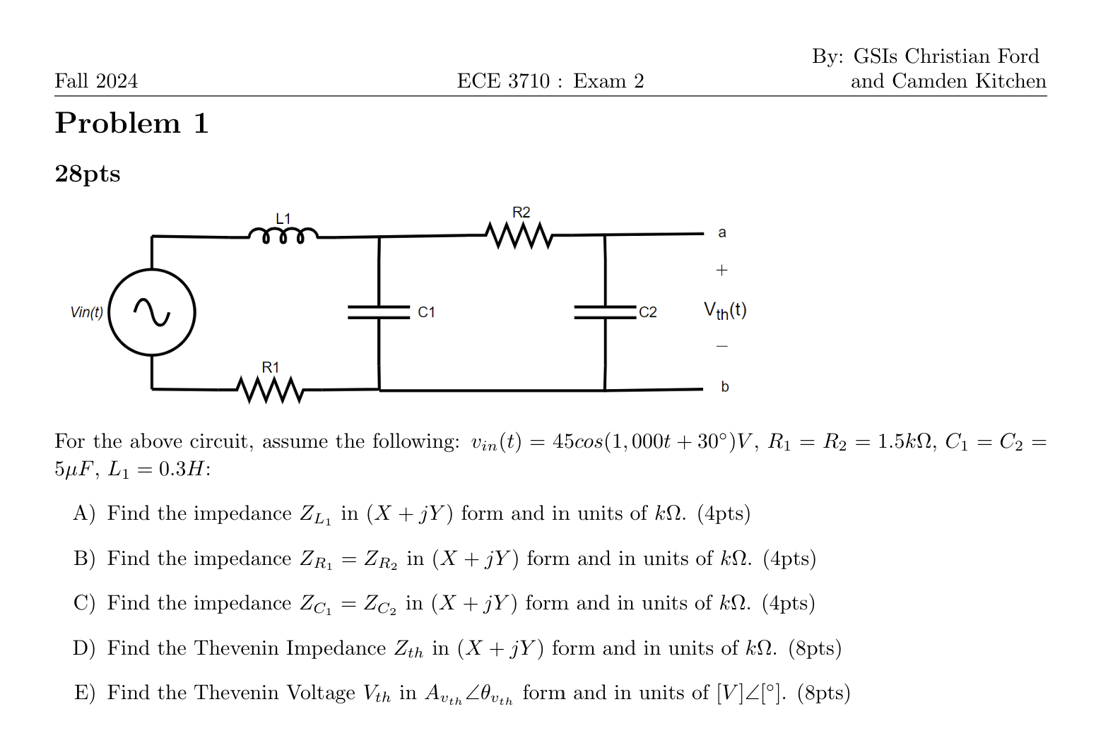 Solved I need help solving for Part E. ﻿The correct answers | Chegg.com