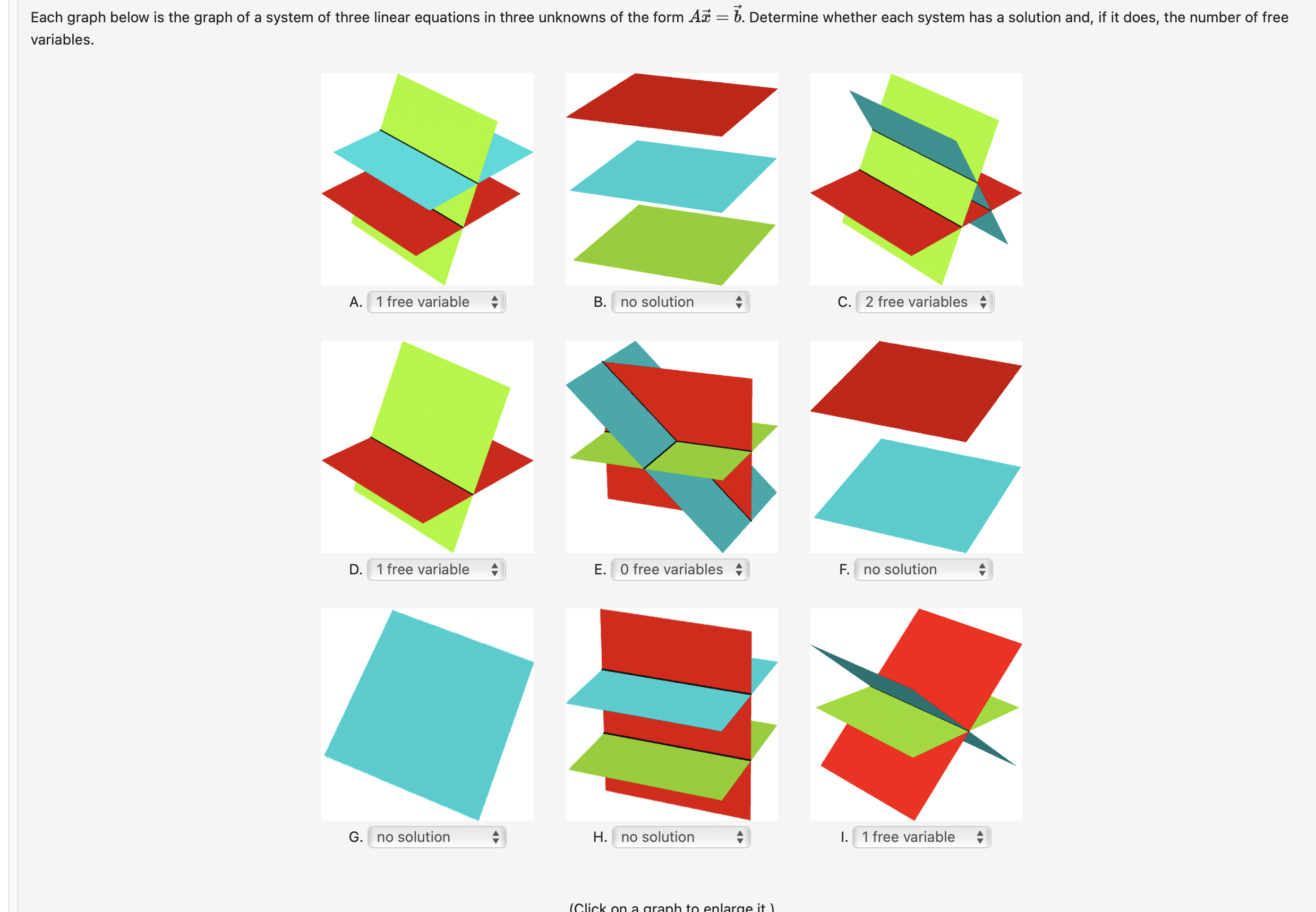 Solved knowns of the form Ax=b. Deterr | Chegg.com