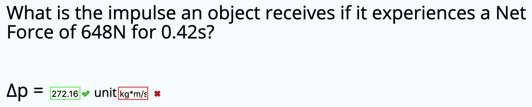 Solved Having trouble with the units here. The online HW is | Chegg.com