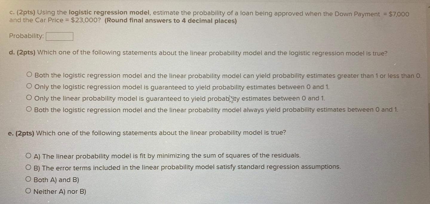 Solved A used car dealership specializes in selling cars to