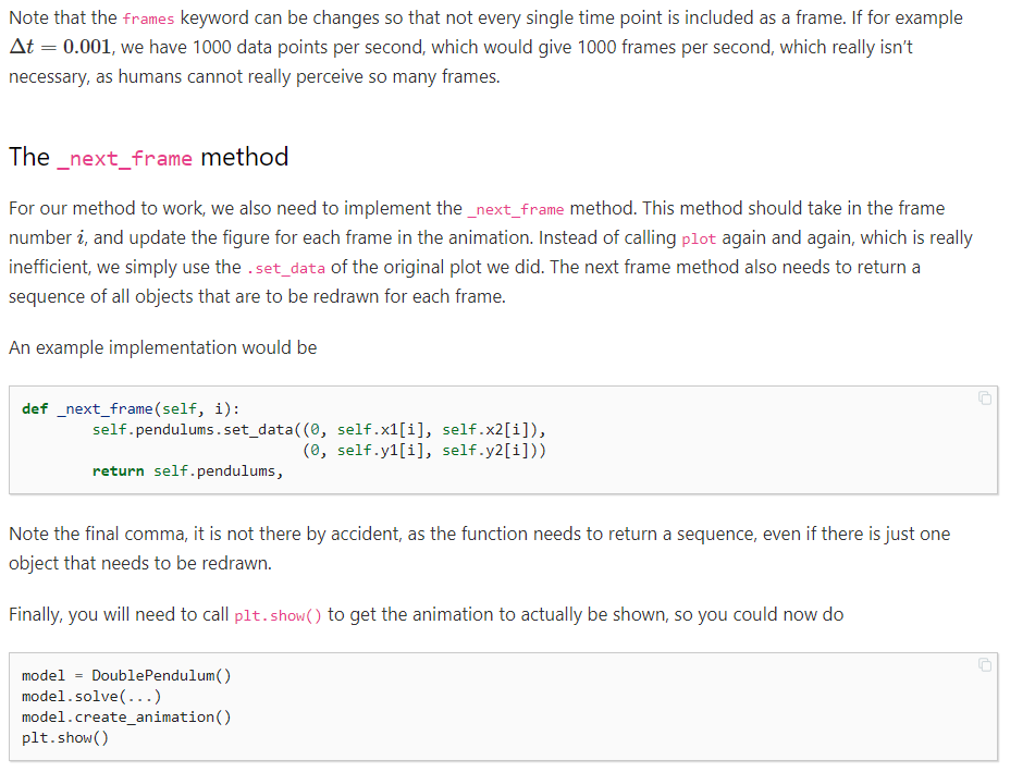 Solved Source code for double_pendulum.py: from | Chegg.com