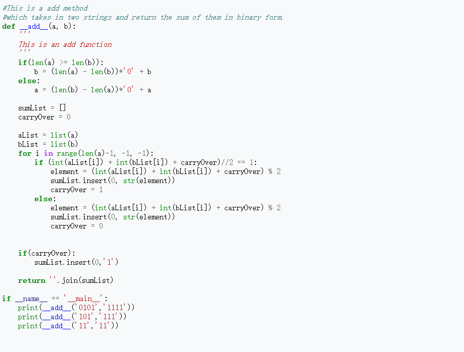 using idle, python. write a binary class which | Chegg.com