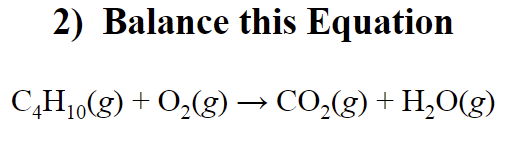 Solved 1) Balance this Chemical Equation: Co2O3(s) + C(s) → | Chegg.com