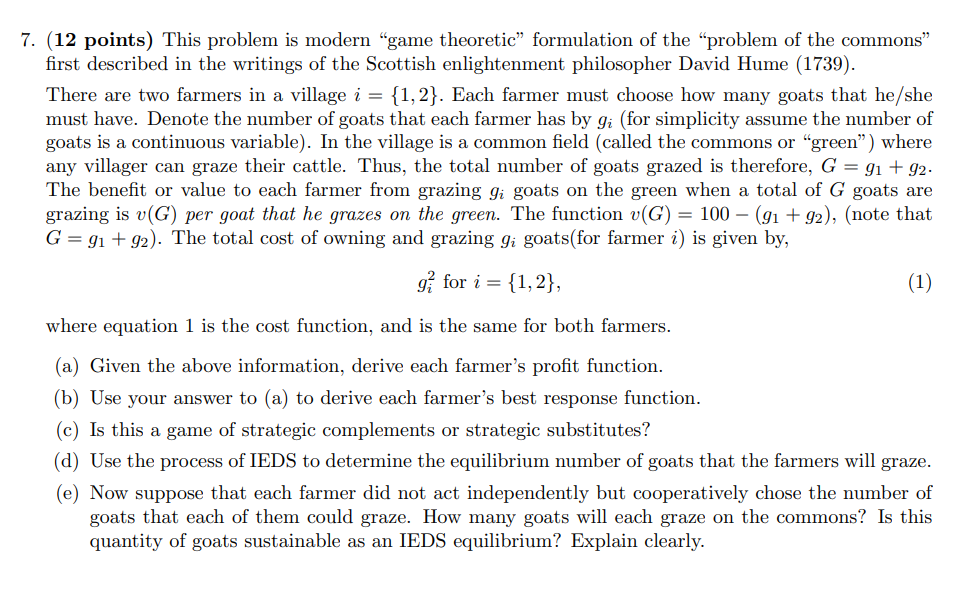 Solved (12 points) This problem is modern 