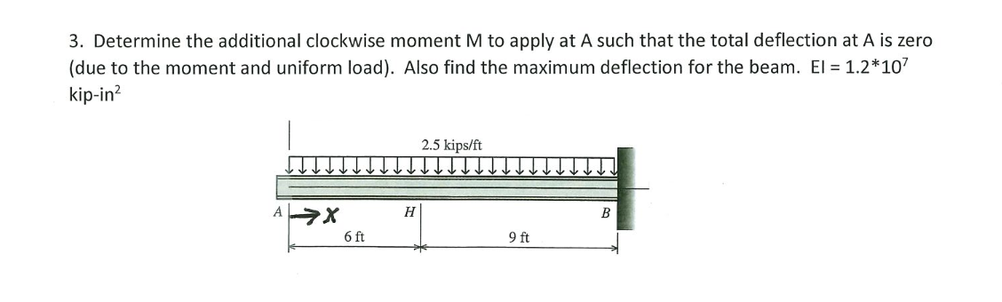 Solved 3 Determine The Additional Clockwise Moment M To Chegg