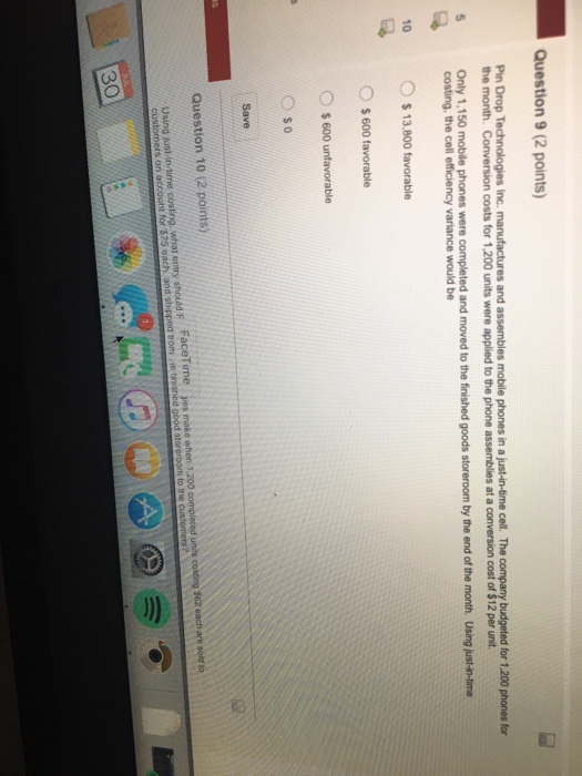 Solved Pin Drop Technologies Inc. manufactures and assembles | Chegg.com