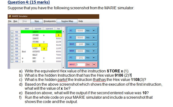 Solved Question 4: (15 marks) Suppose that you have the | Chegg.com