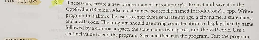 Solved If necessary, create a new project named | Chegg.com