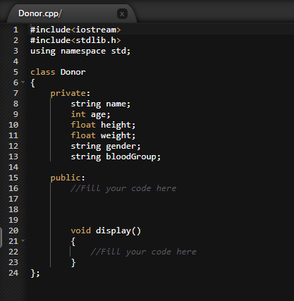Solved SOLELY FOLLOW QUESTIONS AND TEMPLATES. MAKE CODE | Chegg.com