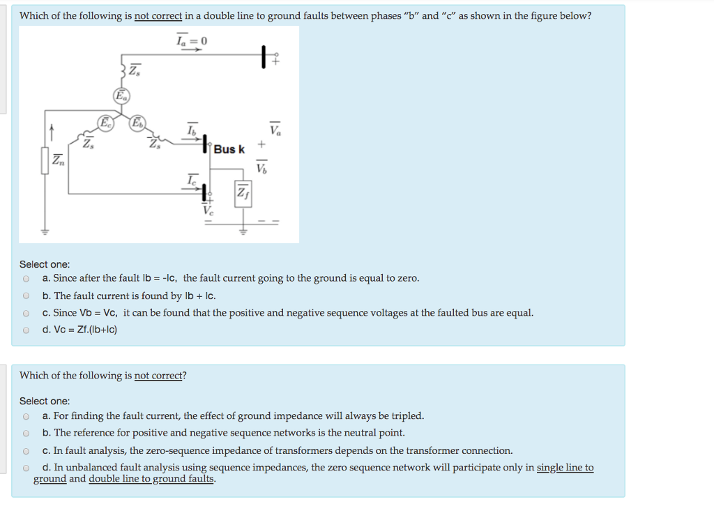Solved Which of the following is not correct in a double | Chegg.com
