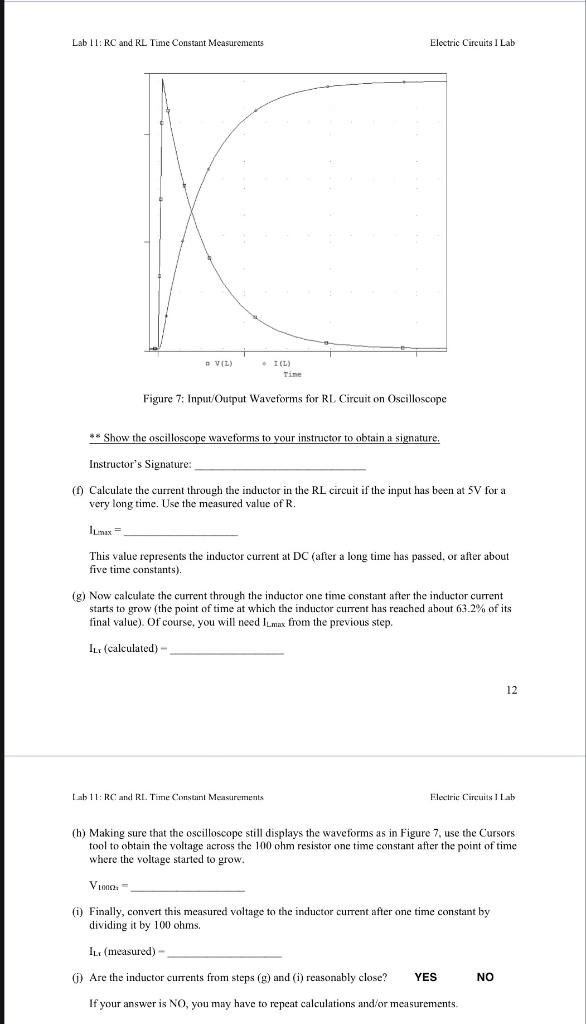Is my Time Constant wrong? Isnt it R/L? I forgot to | Chegg.com
