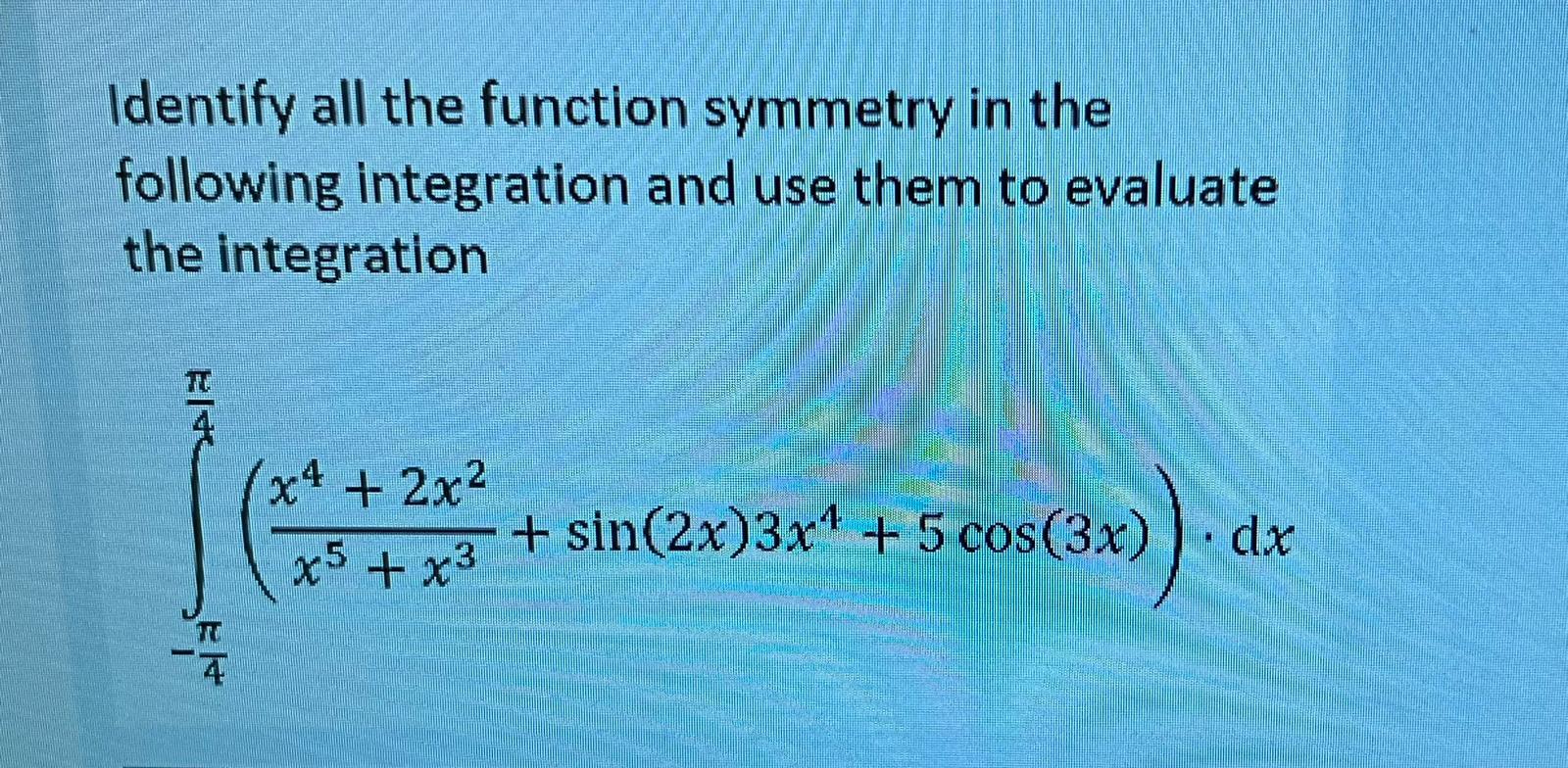 Solved Identify All The Function Symmetry In The Following Chegg Com   Php2KVsri