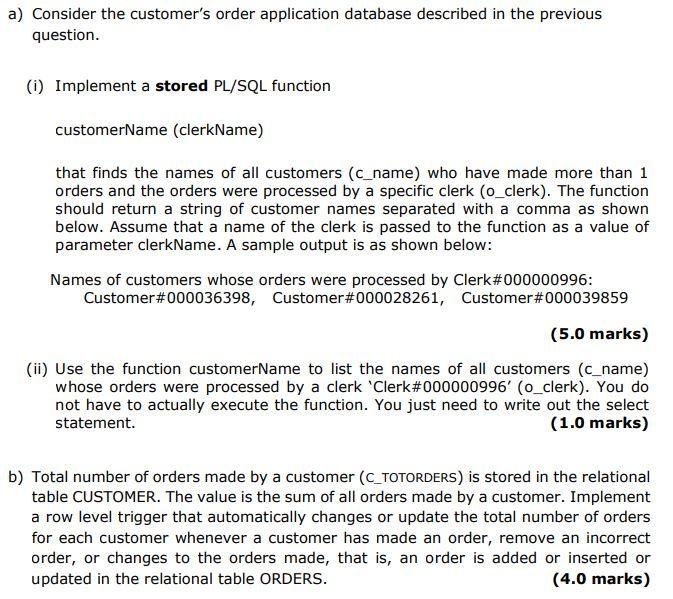 Solved Consider a relational database that consists of the | Chegg.com