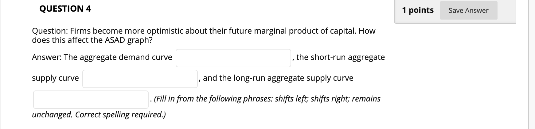 Solved QUESTION 4 1 points Save Answer Question: Firms | Chegg.com