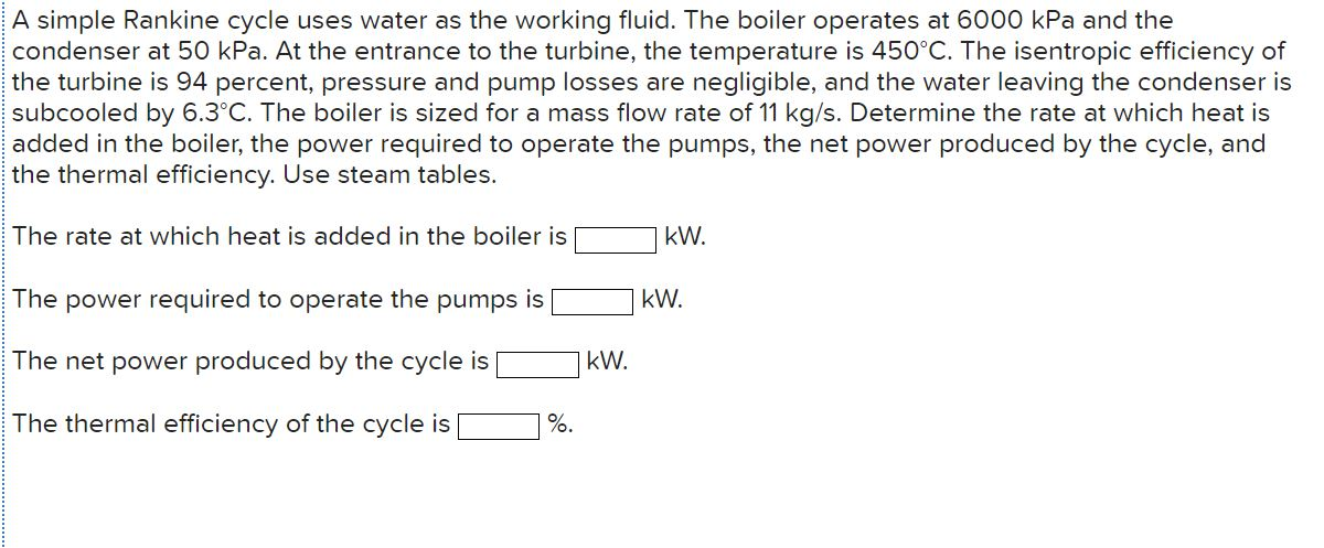 solved-a-simple-rankine-cycle-uses-water-as-the-working-chegg