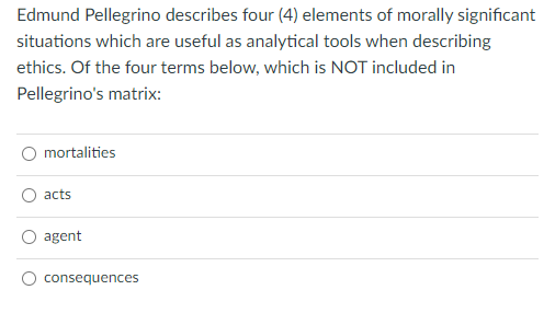 Solved Which is *NOT* one of the commonly held principles in | Chegg.com