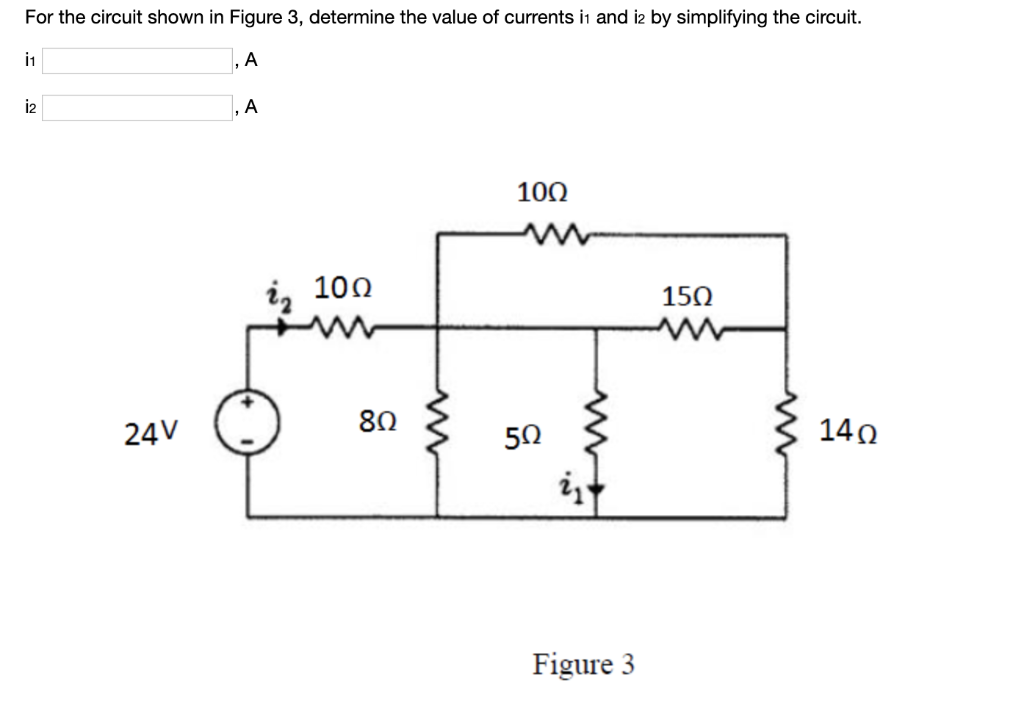 Solved For the circuit shown in Figure 3, determine the | Chegg.com