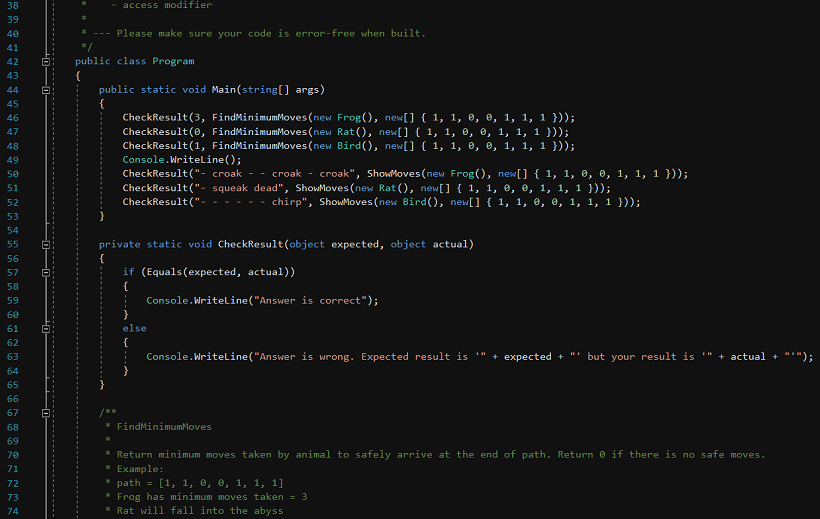 Solved Hi, I have C# programming problem. The program | Chegg.com