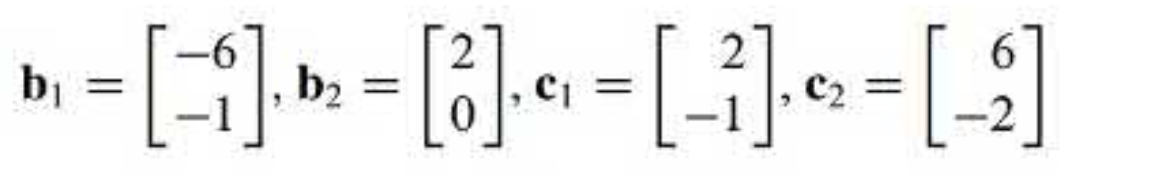 Solved In Exercises 7-10, Let B={b1,b2} And C={c1,c2} Be | Chegg.com