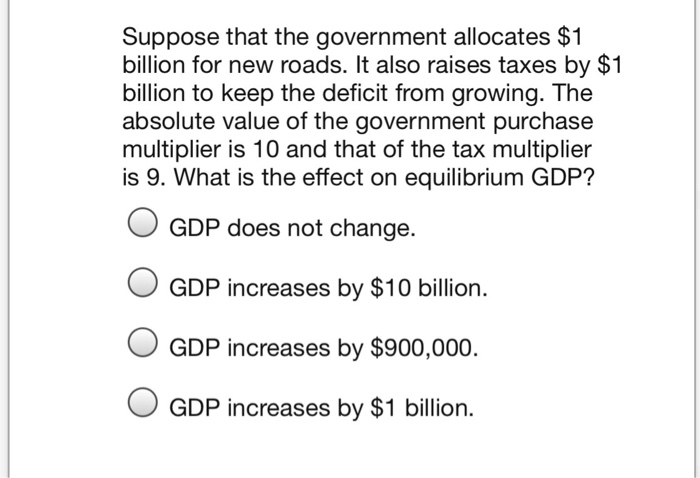 Solved Which of the following is considered expansionary | Chegg.com