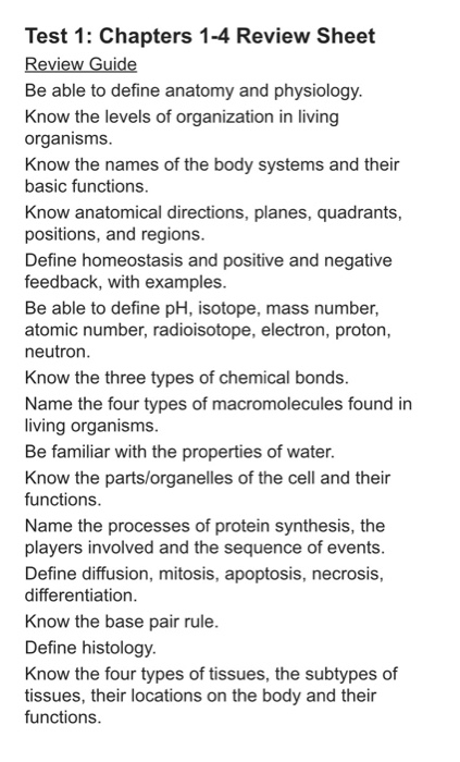 Anatomy And Physiology Chapter 1 Study Guide Pdf - Alia Poulin