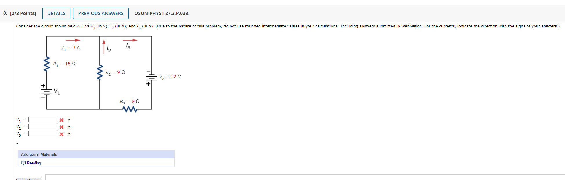 Solved V1I2I3===×V×A×A | Chegg.com