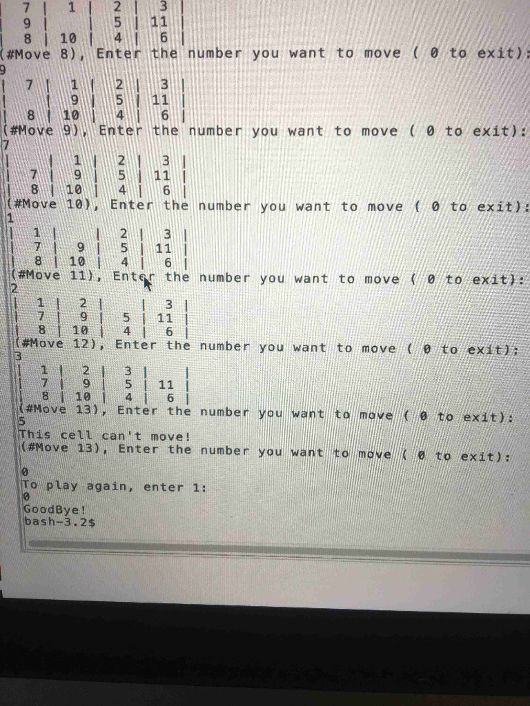 Can Anyone Help Me With This C Code For 8 Puzzle Chegg Com