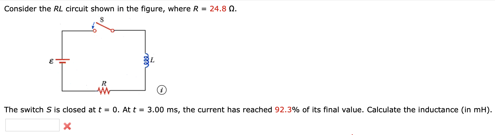 Solved Consider the RL circuit shown in the figure, where R | Chegg.com