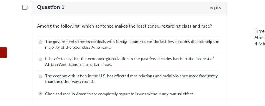 Solved D Question 1 5 pts Among the following which sentence | Chegg.com