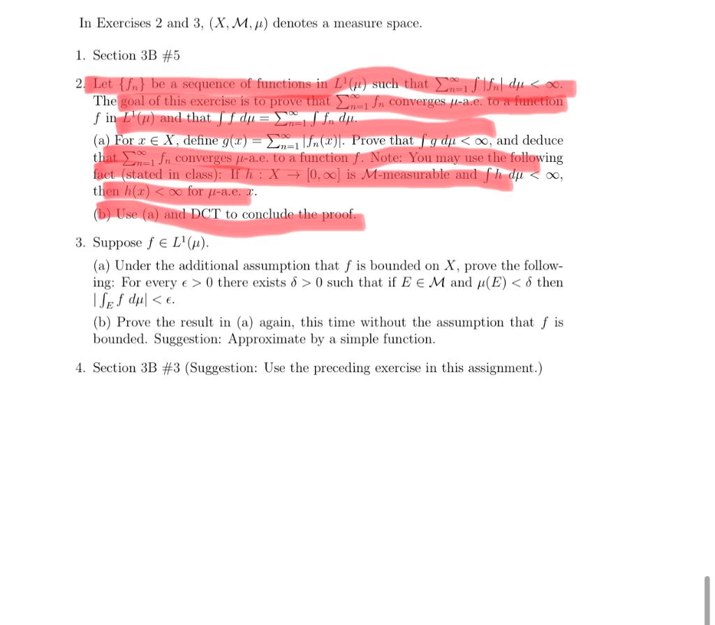 Solved I need help with Exercise #2 highlighted with red | Chegg.com