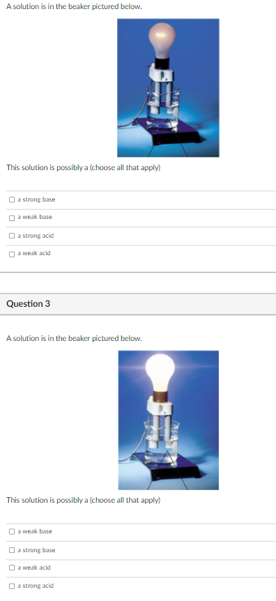 Solved A Solution Is In The Beaker Pictured Below. This | Chegg.com