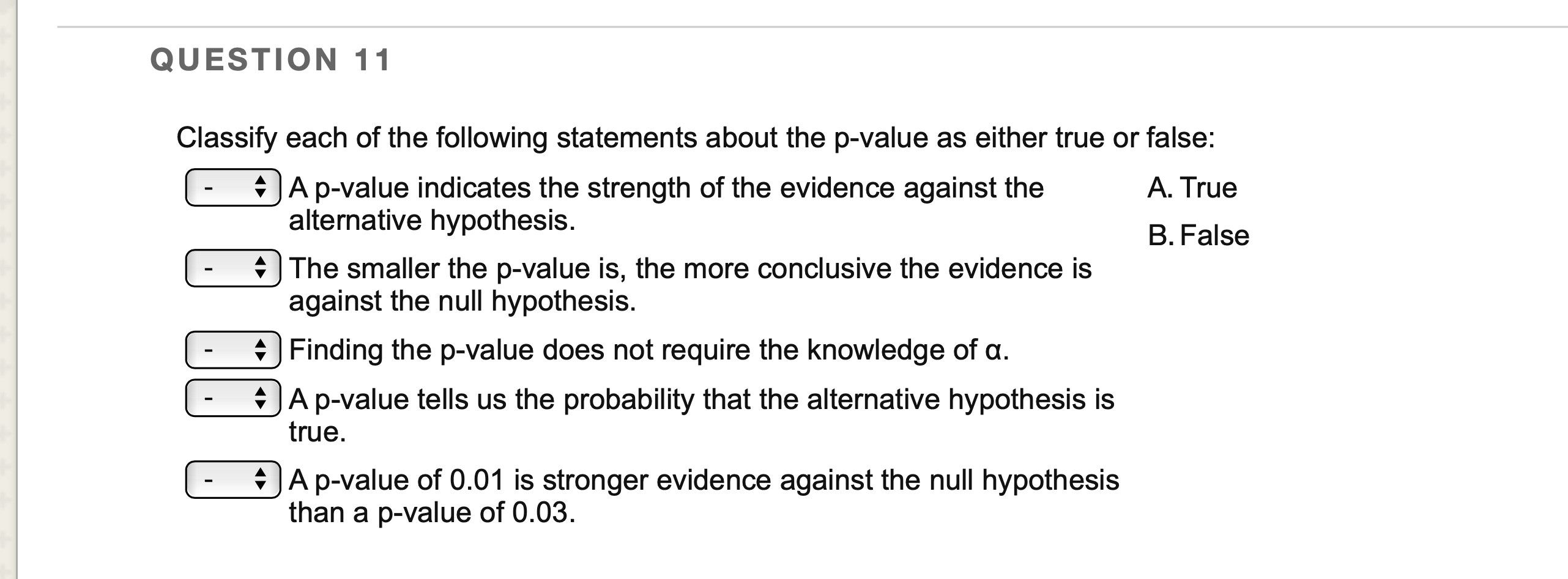 Solved Classify Each Of The Following Statements About The | Chegg.com