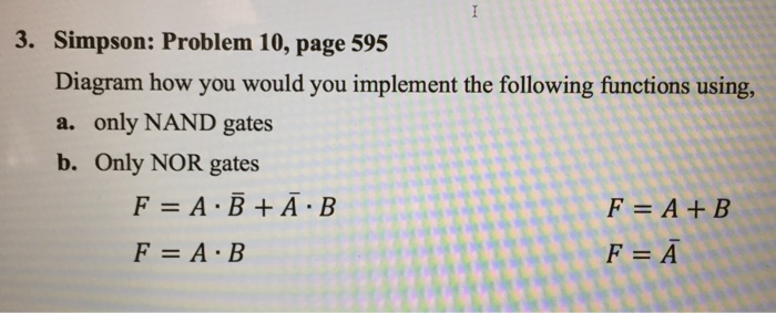 Solved 3. Simpson: Problem 10, page 595 Diagram how you | Chegg.com