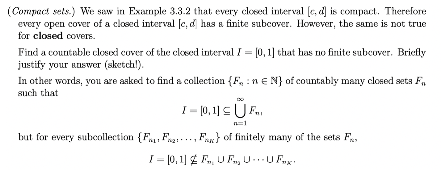 Solved sets.) We saw in Example 3.3.2 that every