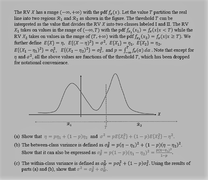 The Rv X Has A Range 0 C With The Pdf Fx X L Chegg Com