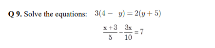 Solved This could be solved using substitution method maybe | Chegg.com