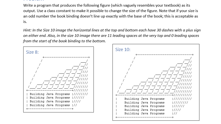 Solved How do I create a Java Program using the Requirements | Chegg.com