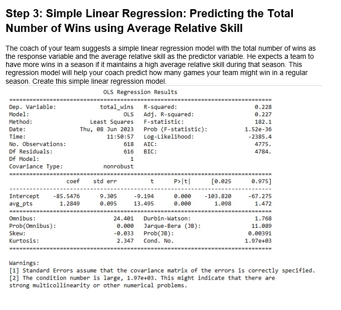 Solved Project Three: Simple Linear Regression and Multiple | Chegg.com