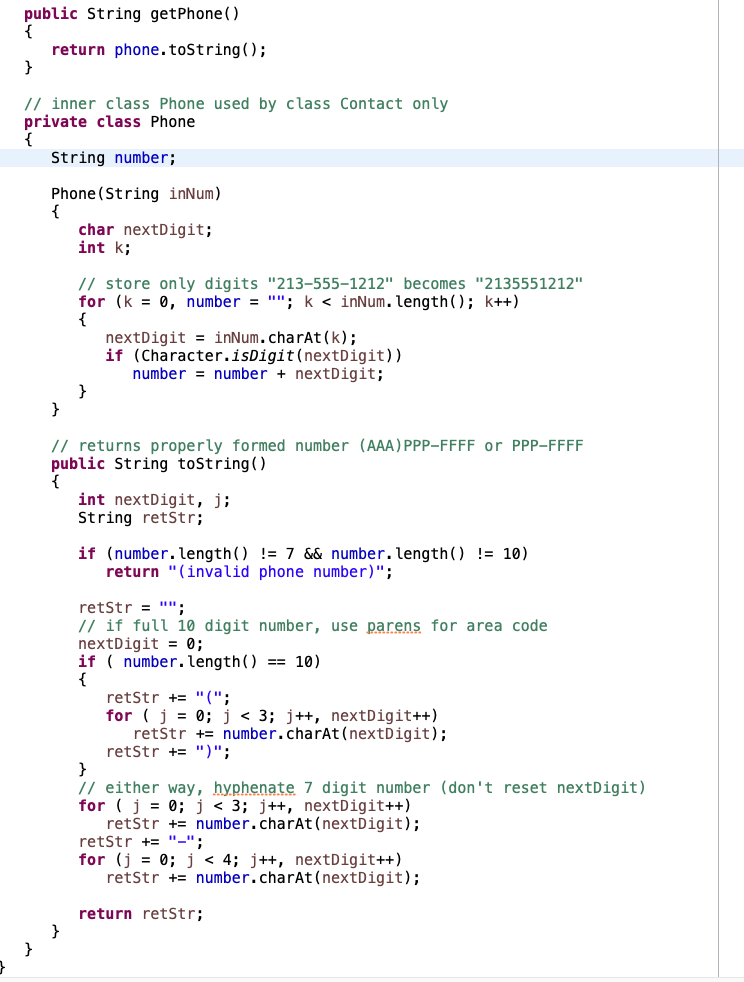 Call String Solved When I do a call to the toString() by doing | Chegg.com