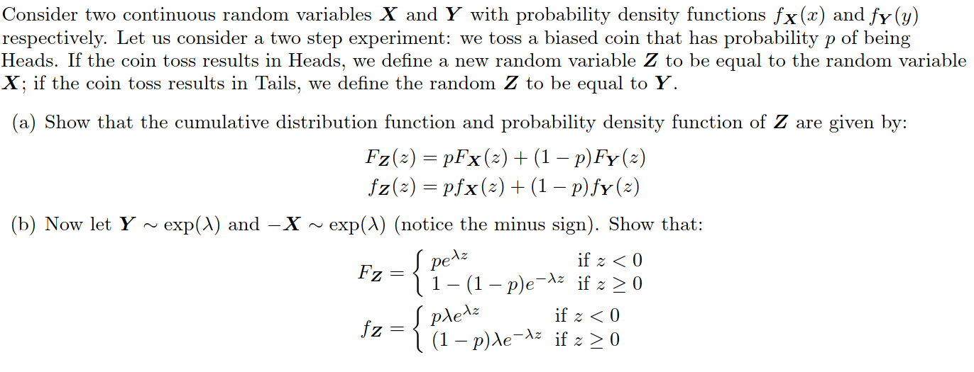 Solved Consider Two Continuous Random Variables X And Y With 4606